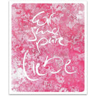 Außergewöhnliches Poster „Wir sind pure Liebe“ von Sign by Jwala®, kunstvolle Wanddekoration mit inspirierender Botschaft für Liebe, Verbundenheit und positive Energie