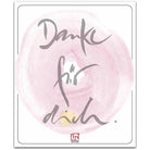 Hochwertiges Poster „Danke für dich“ von Sign by Jwala®, spirituelle Wanddekoration für Dankbarkeit, Liebe und Wertschätzung, besonderes Geschenk für Herzensmenschen