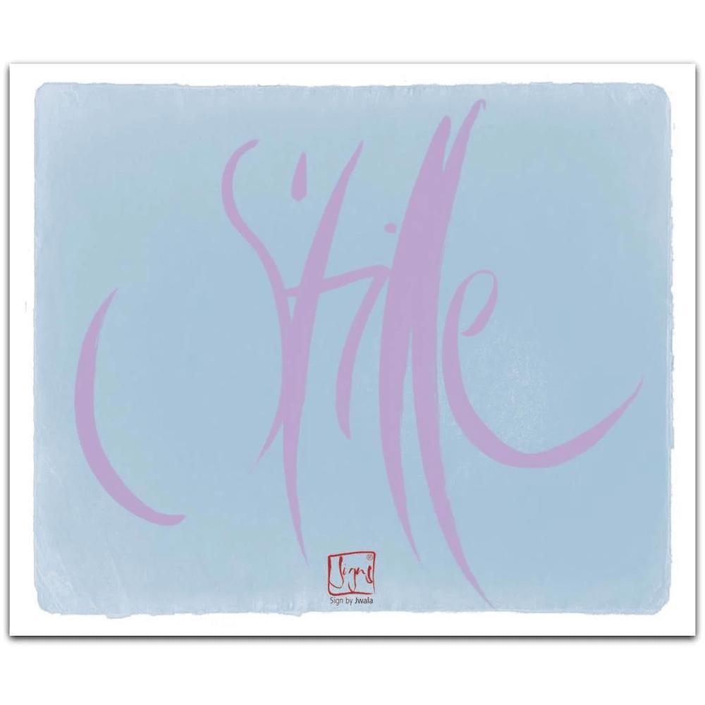 Außergewöhnliches spirituelles Poster „Stille“, Vintage-Plakat für Meditation, Achtsamkeit und innere Ruhe, inspirierende Wanddekoration für dein Zuhause