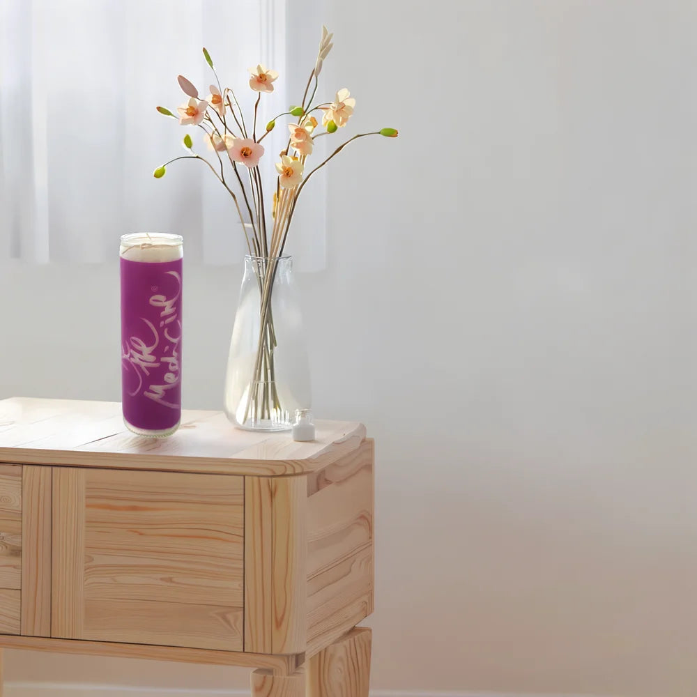 Exklusive SignKerze „Be the MediCine“ – vegane, nachhaltige Kerze, Original von Sign by Jwala®, Limited Edition, inspirierende Heilbotschaft und 100 Stunden Brenndauer