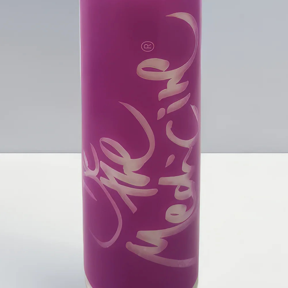 Vegane Designkerze „Be the MediCine“ – Sign by Jwala®, Limited Edition, Premium-Qualität, exklusive Kerze mit Heilbotschaft für Entspannung, Rituale und bewussten Lebensstil
