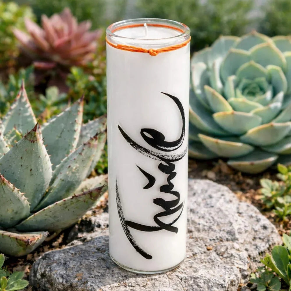 Premium Kerze „Freude“ – Sign by Jwala®, handgefertigt, Unikat, hochwertige Duftkerze für Lebensfreude, Meditation, 100 Stunden Brenndauer, SignShop Tirol