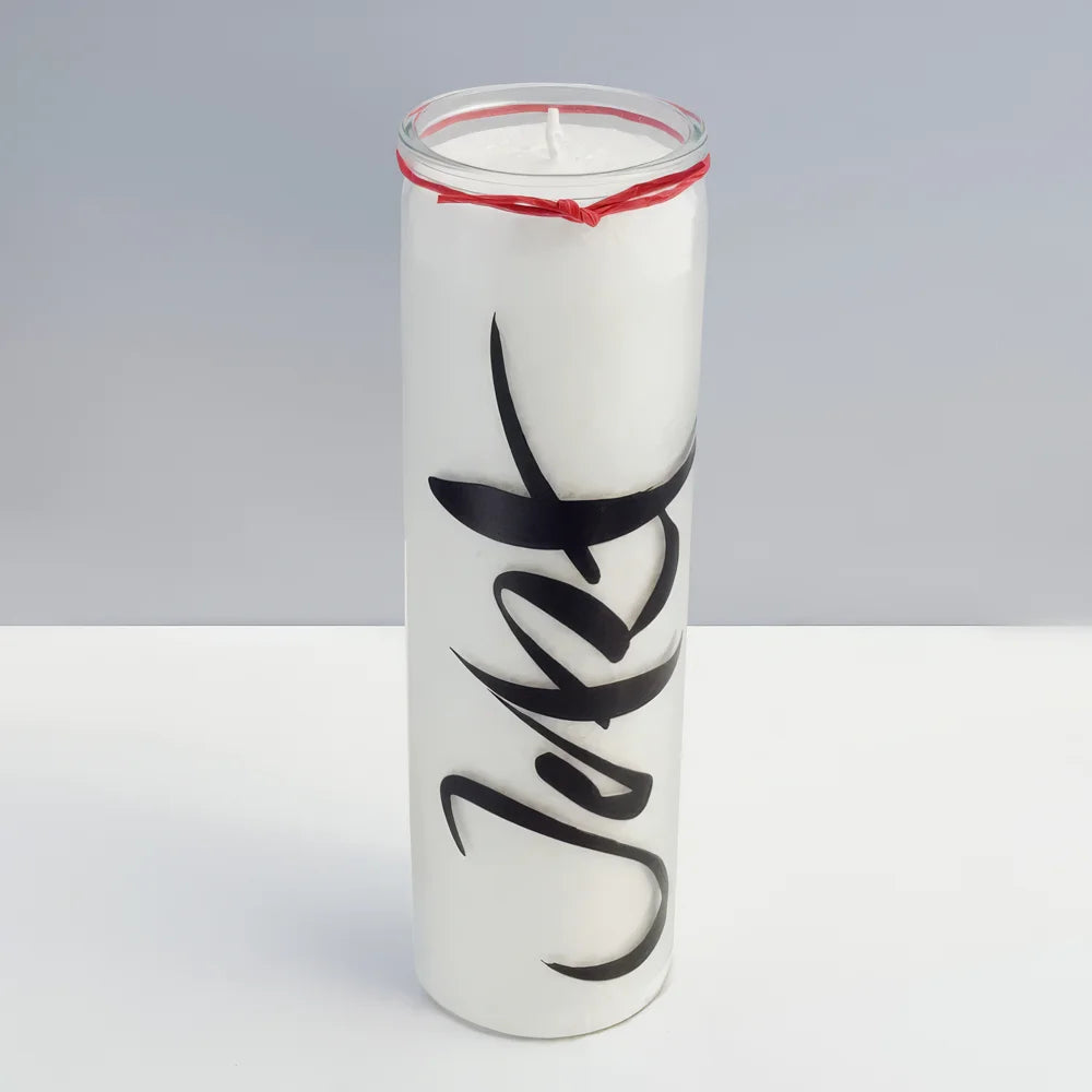 Designkerze „Jetzt“ – Sign by Jwala®, Limited Edition, Premium-Qualität, exklusive Kerze für Lichtmomente, Gegenwart, lange Brenndauer, SignShop Tirol