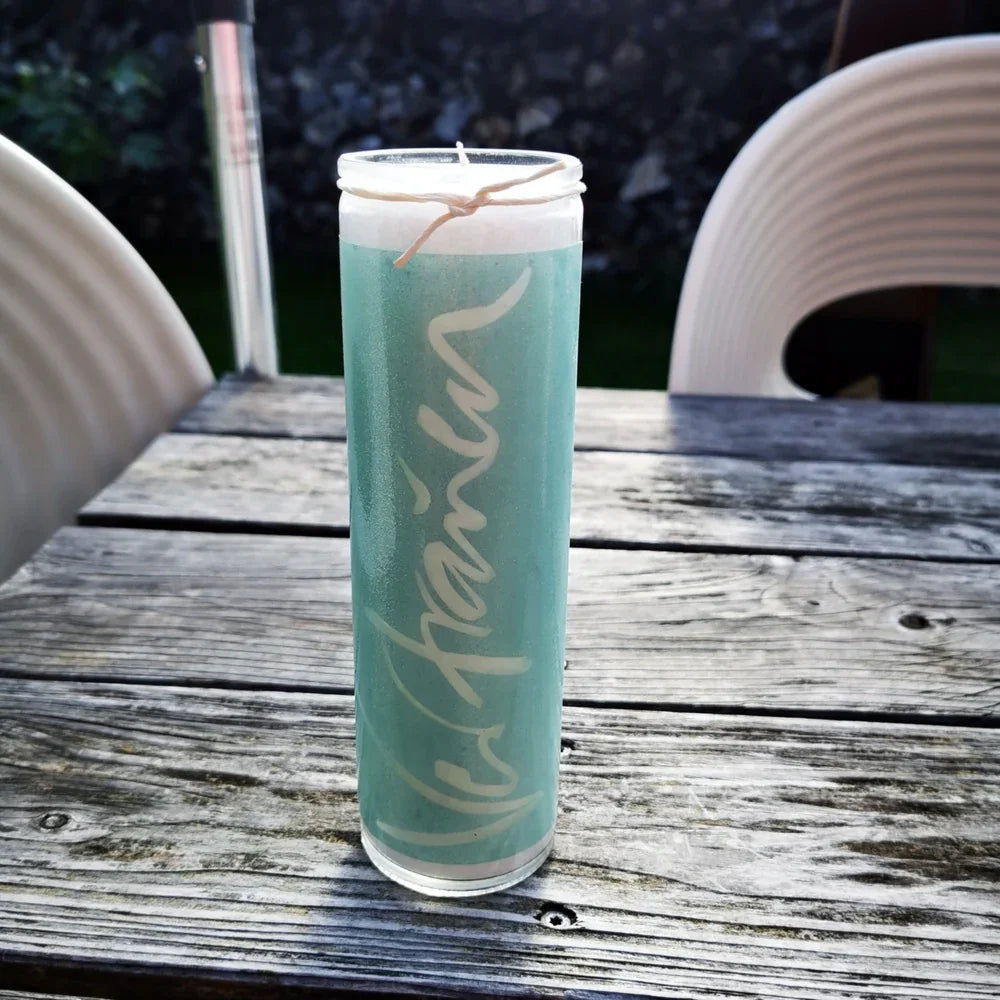 Premium Kerze „Vertrauen“ – Sign by Jwala®, handgefertigt, Unikat, hochwertige Duftkerze für Achtsamkeit, Meditation, Vertrauen, 100 Stunden Brenndauer