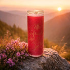 Premium Duftkerze vegan „Alles Glück dieser Welt“ – 100 Stunden Brenndauer, inspirierende Geschenkidee im SignShop.Tirol