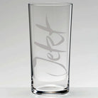 Sign-Wasserglas „Jetzt“ – handveredeltes Premium-Wasserglas, spülmaschinengeeignet und alltagstauglich, die inspirierende Geschenkidee für Menschen, die Achtsamkeit und hochwertige Accessoires lieben