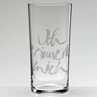 Sign-Wasserglas „Belebe deine Zellen!“ – handveredeltes Premium-Wasserglas, spülmaschinengeeignet und alltagstauglich, die ideale Geschenkidee für Menschen, die ihre Lebensenergie bewusst nähren wollen