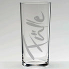 Sign-Wasserglas „Fülle“ – handveredeltes Premium-Wasserglas, spülmaschinengeeignet und alltagstauglich, die hochwertige Geschenkidee für Menschen, die Fülle, Spiritualität und schöne Dinge lieben