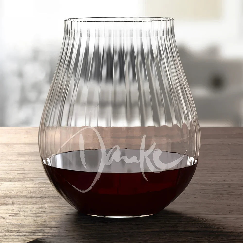 Geschenkset 2 Sign-O-Gläser „Freude + Danke“ – besondere Gläser verschenken