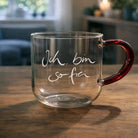 Teetasse „Ich bin so frei“ – mundgeblasenes Borosilikat-Glas als Statement für Freiheit