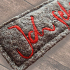 Designer Taschenbaumler aus Wollwalk – Unikat Schlüsselanhänger Braun/Tannengrün