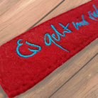 Exklusiver Wollwalk Schlüsselanhänger – „Es geht mir richtig gut“ Geschenk für Herzensmenschen
