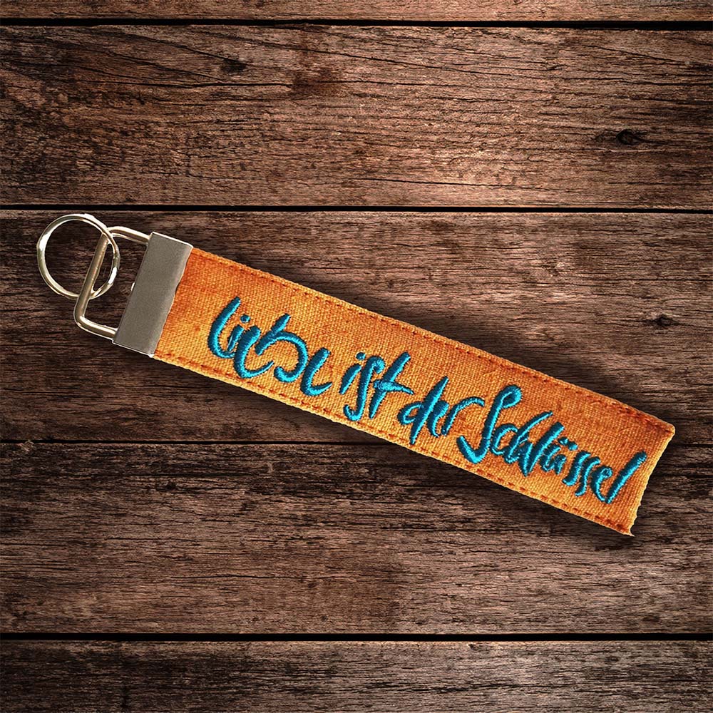 Schlüsselanhänger "Liebe ist der Schlüssel"