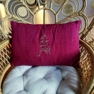 Kissenhülle Bauernleinen "die Zeit ist Jetzt"