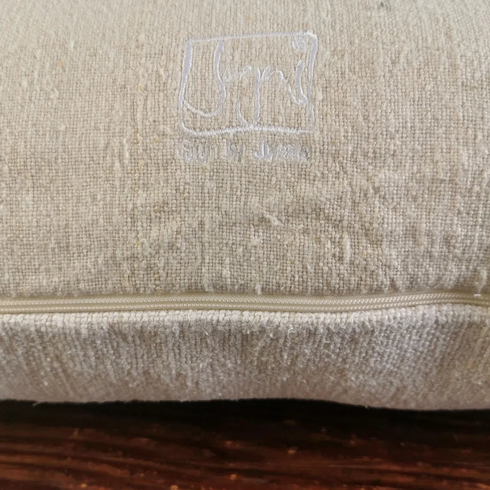 Premium Zierkissenbezug „Stille“ – Unikat aus antikem Bauernleinen online bestellen