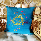 Kissenhülle Bauernleinen "Liebe/Ornament"