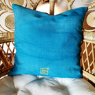 Kissenhülle Bauernleinen "Liebe/Ornament"