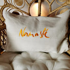 Kissenhülle Bauernleinen "Namasté"