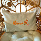 Kissenhülle Bauernleinen "Namasté"