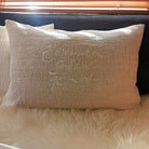 Kissenhülle Bauernleinen "Zusammen sind wir genial"