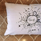 Kissenhülle Bauernleinen "Freude/Ornament"