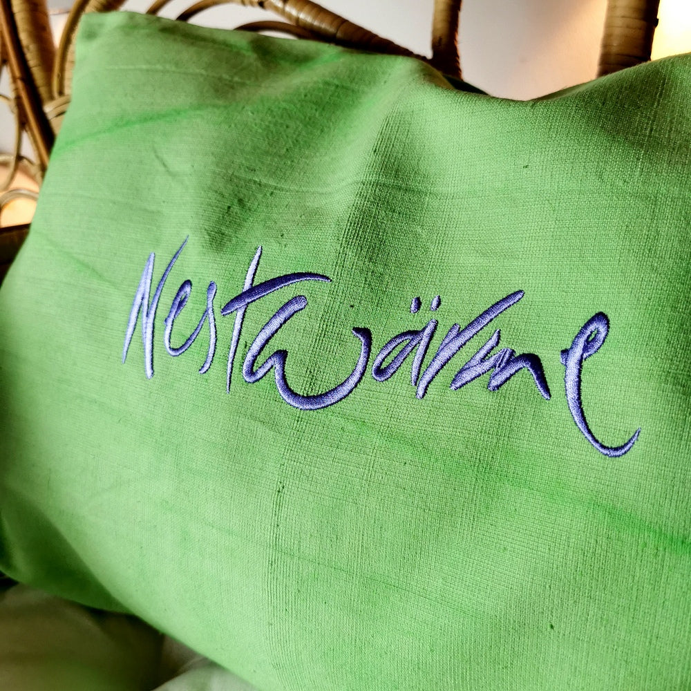 Kissenhülle Bauernleinen "Nestwärme"