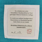Limitiertes Zirbenkissen mit Liebe Ornament und Füllung aus Tiroler Zirbenflocken