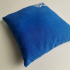 Kleines Zirbenkissen "G'sund bleiben" Blau