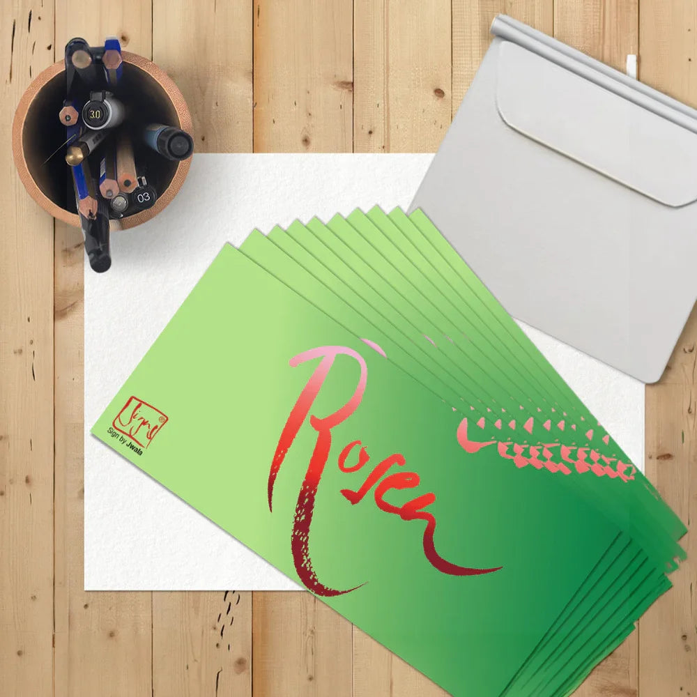 Spirituelle Klappkarten Rosen über Rosen – exklusives 10er Grußkarten Set online kaufen