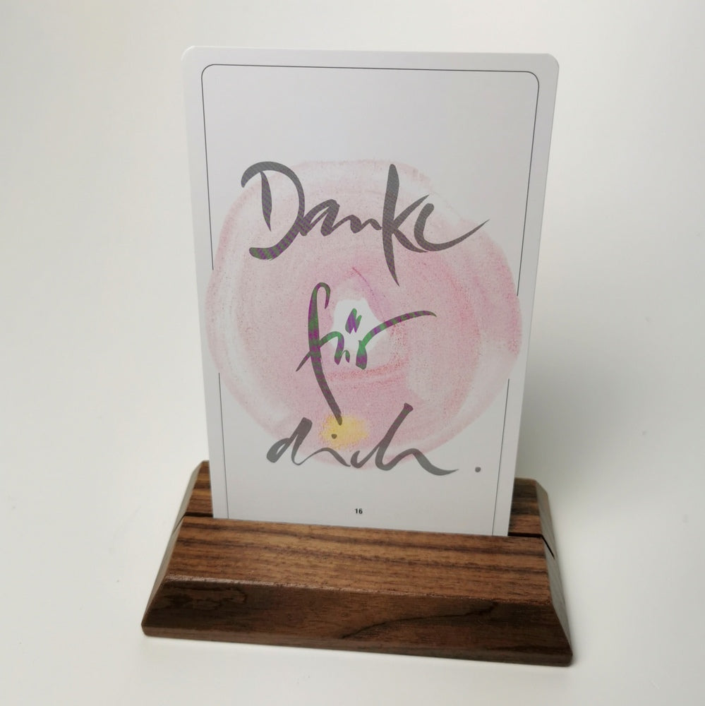 Kartenständer "Nuss"