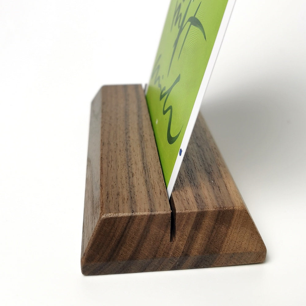 Kartenständer "Nuss"