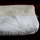 Hochwertige Kosmetiktasche in Creme und Natur mit Reißverschluss