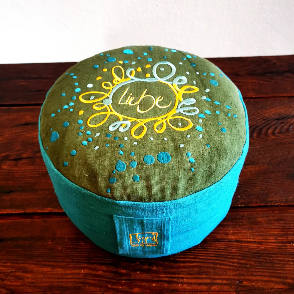 MediKissen Bauernleinen "Liebe/Ornament"