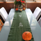 Tischläufer "die Zeit ist Jetzt" Bauernleinen