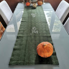 Tischläufer "die Zeit ist Jetzt" Bauernleinen