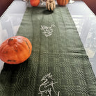 Tischläufer "die Zeit ist Jetzt" Bauernleinen