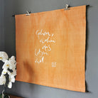 Haussegen "Gehen, wohin das Leben will."