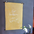 Haussegen "Wir halten das Licht"