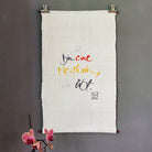 Haussegen "Ich bin eine Meisterin, die übt."