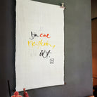 Haussegen "Ich bin eine Meisterin, die übt."