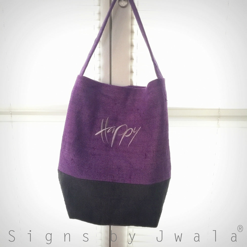 Shopper "Happy" Bauernleinen