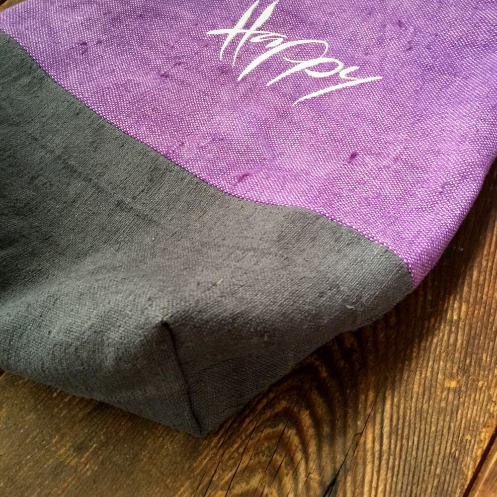 Shopper "Happy" Bauernleinen