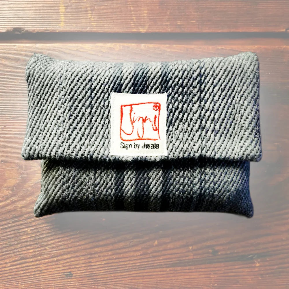 Exklusives Fingerzeige SignKarten-Set Denim/weich aus Bauernleinen kaufen – handgemachte spirituelle Karten online im SignShop.Tirol