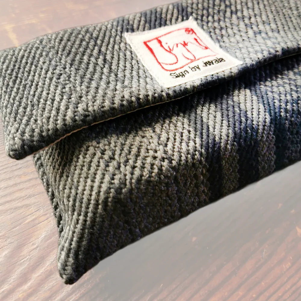 Handgefertigtes SignKarten-Set Fingerzeige Denim/weich aus Bauernleinen – einzigartige spirituelle Karten online bestellen bei SignShop.Tirol