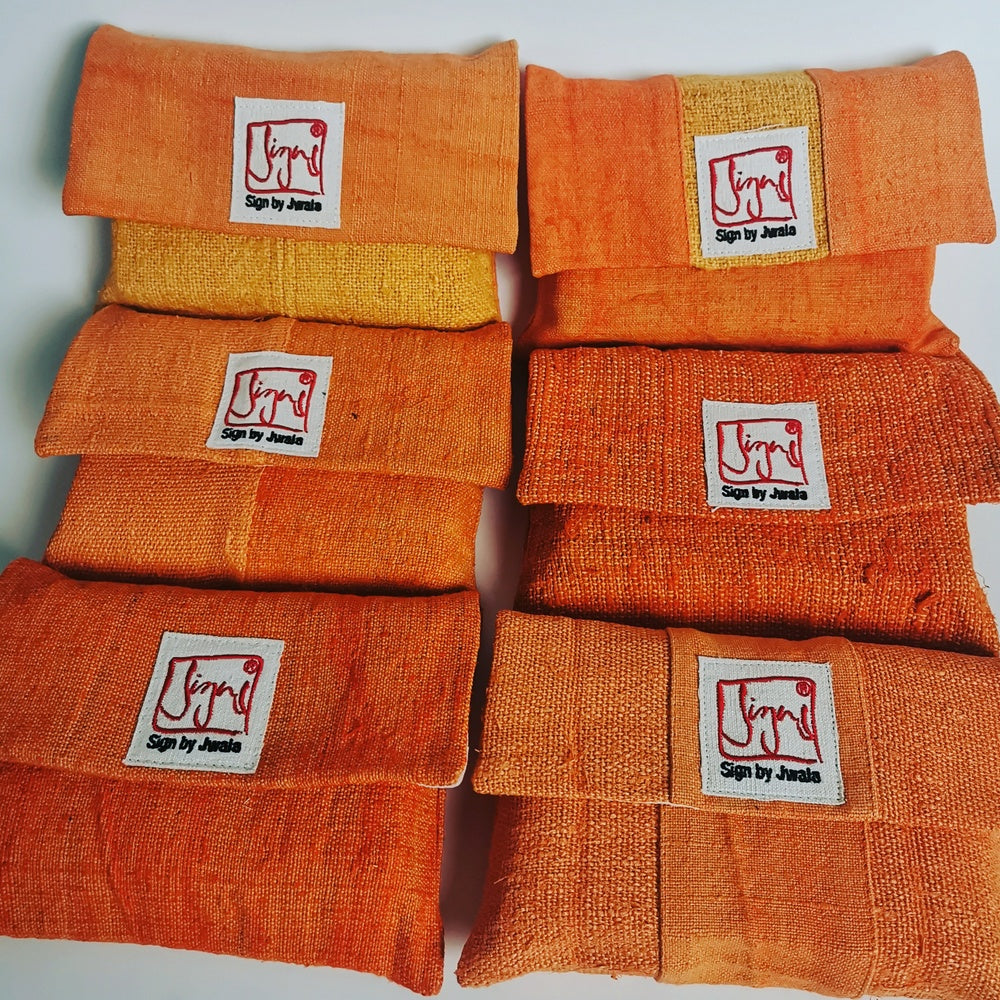 "Fingerzeige" SignKarten-Set "Orange" - Bauernleinen