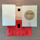 Handgemachtes SignKarten-Set „Fingerzeige“ Rot/Lila – Original von Sign by Jwala®, limitiertes Set, inspirierende Karten für bewussten Lebensstil und spirituelle Entwicklung