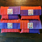 "Fingerzeige" SignKarten-Set "Rot/Lila" - Bauernleinen