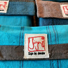 "Fingerzeige" SignKarten-Set "Türkis/Grau" - Bauernleinen