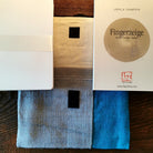 "Fingerzeige" SignKarten-Set "Türkis/Grau" - Bauernleinen