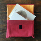 "Fingerzeige" SignKarten-Set "Weinrot/Orange" - Bauernleinen